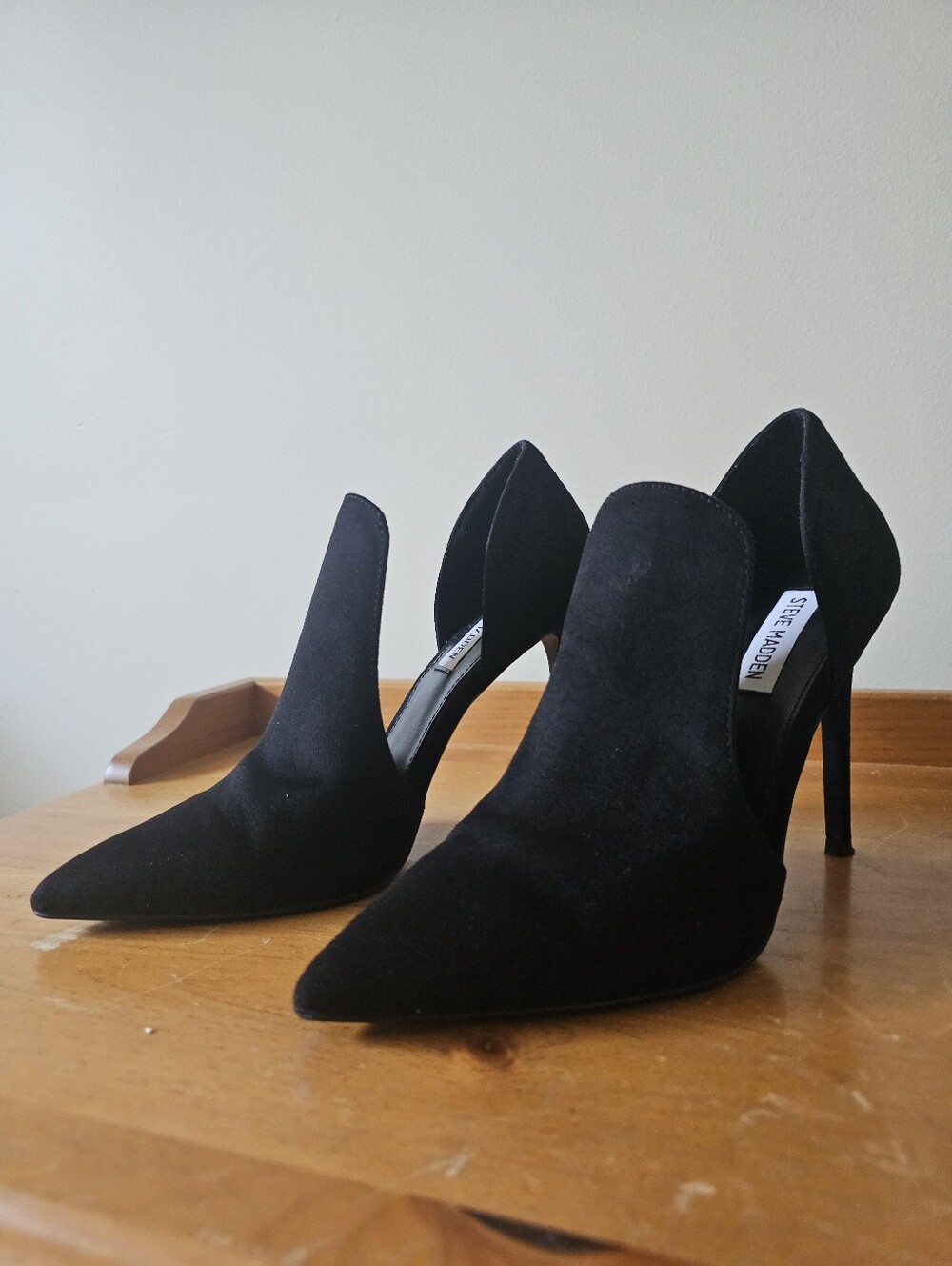 Steve Madden "Dance" Faux Suede Heels
